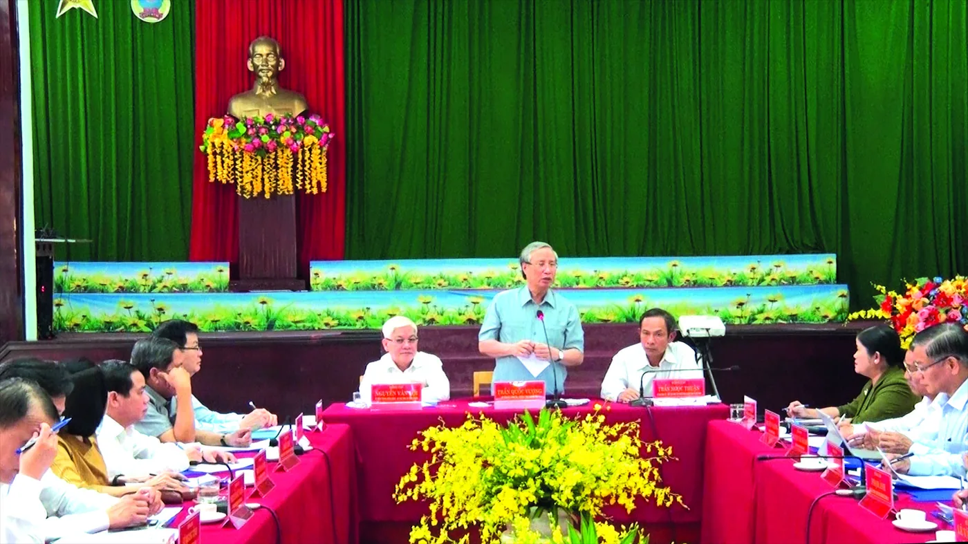 Ông Trần Quốc Vượng, Ủy viên Bộ Chính trị, Thường trực Ban Bí thư Trung ương Đảng đến thăm và làm việc với Công ty ngày 18/12/2019.